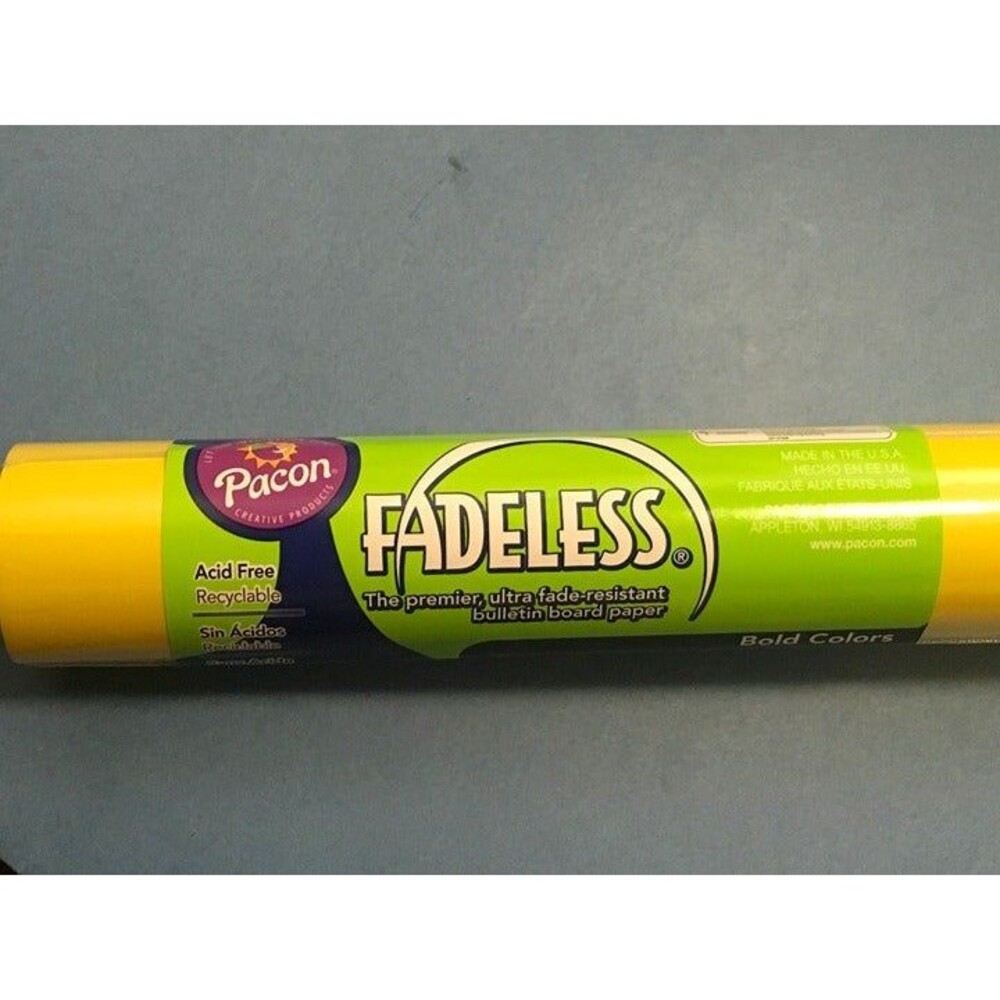 Pacon fadeless Bulletin board paper Canary